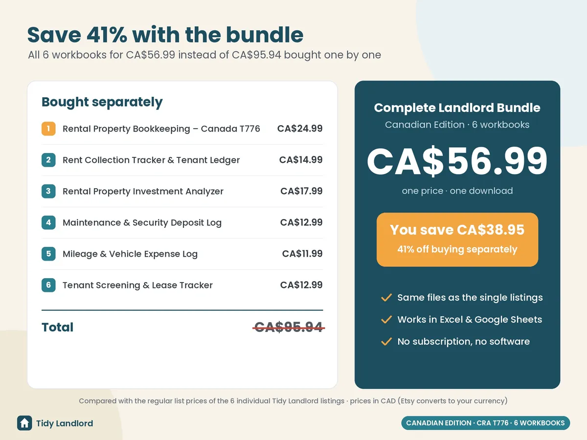 Save about 41% vs buying separately