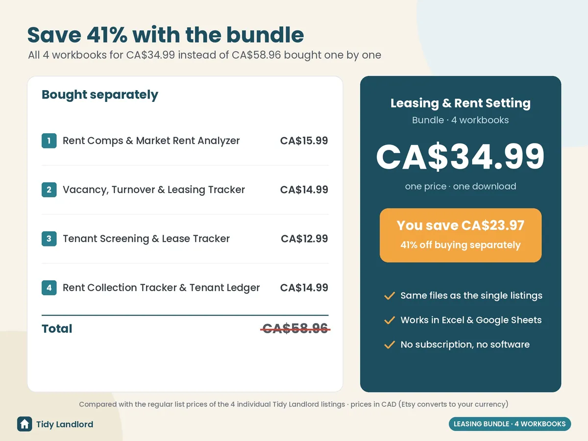Save about 41% vs buying separately