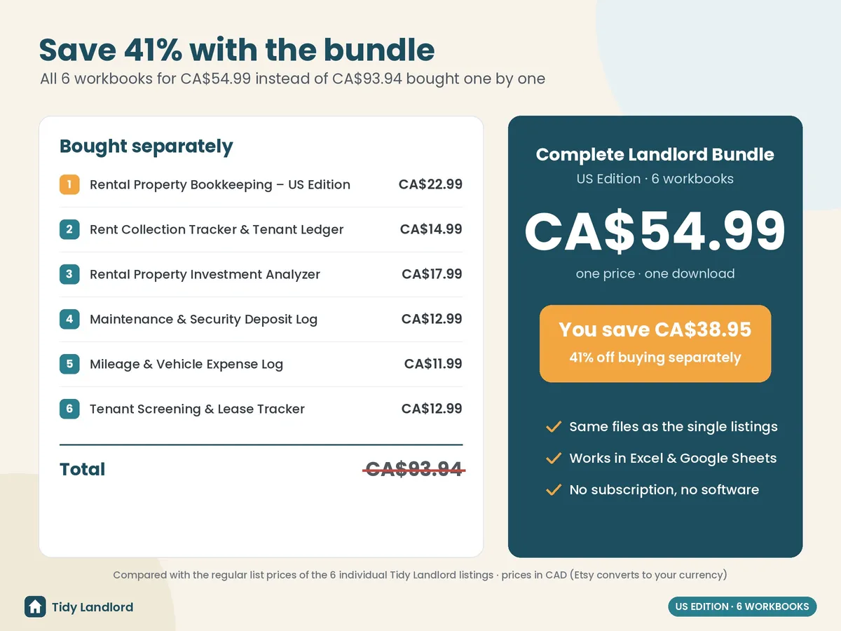 Save about 41% vs buying separately