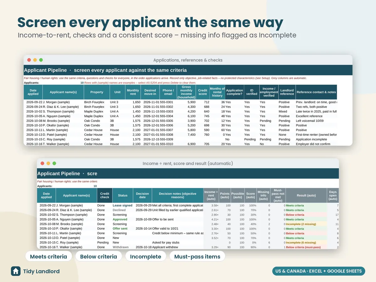 Applicant pipeline